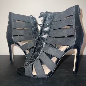 Open Toe Lace Booties